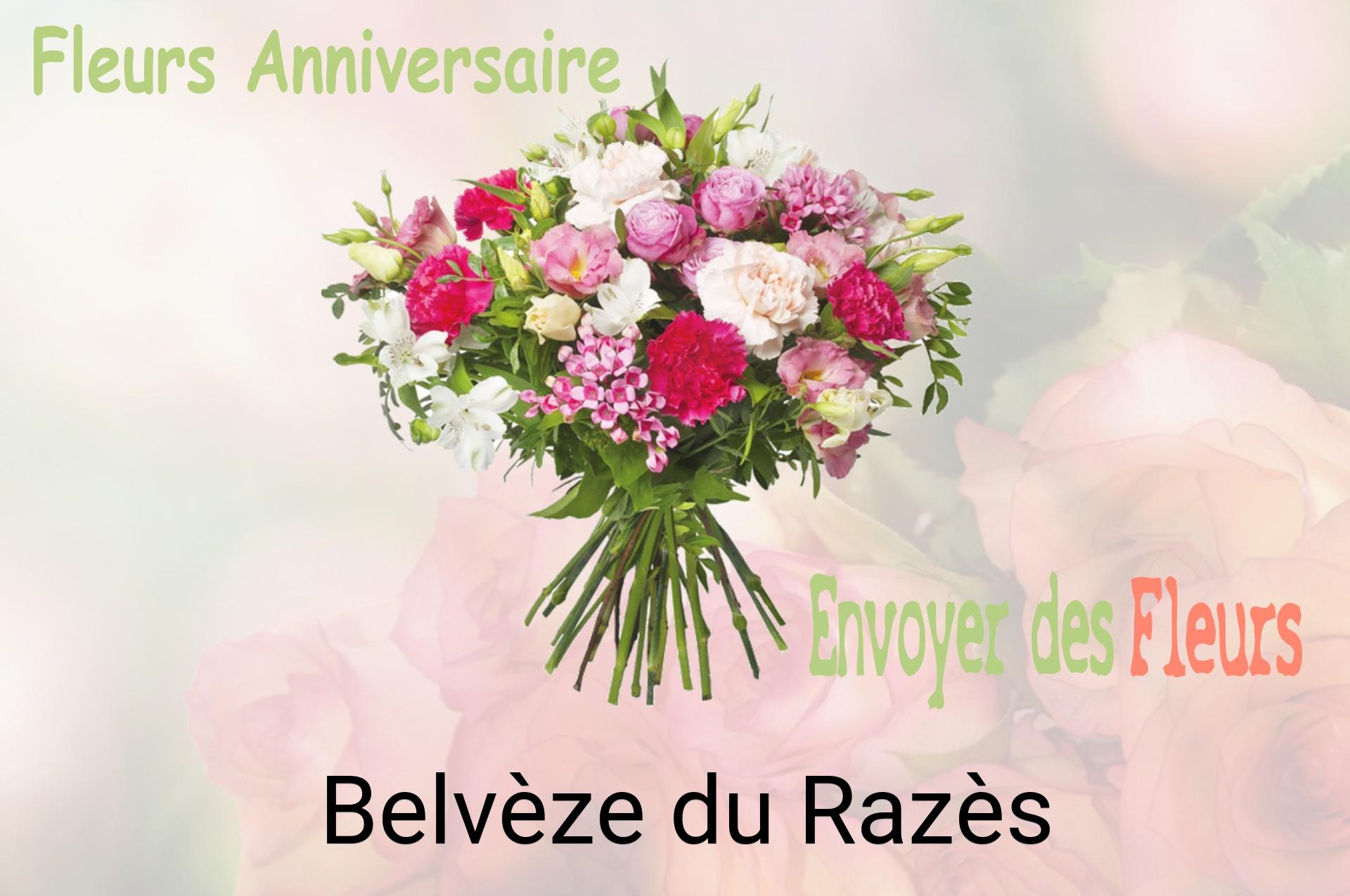 Bouquet de fleurs d’anniversaire livré à Belvèze-du-Razès