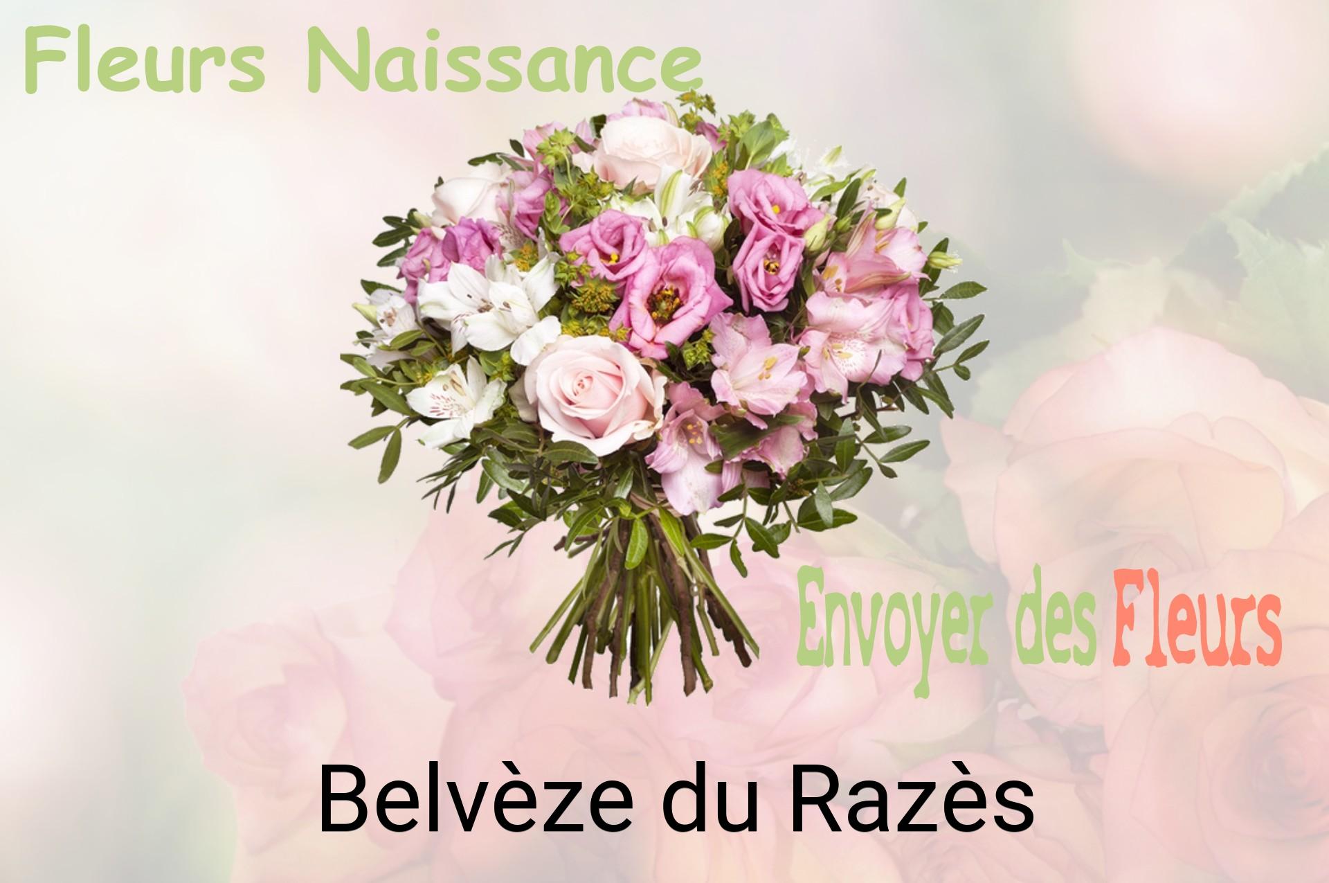 Bouquet de fleurs de naissance livré à Belvèze-du-Razès